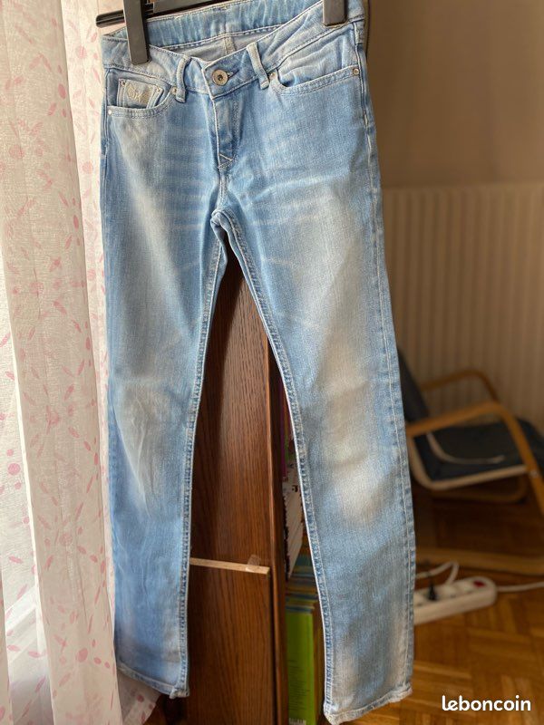 Pantalon Kaporal Marron Pour Garçon 10 Ans - Occasion Très Bon état, Coupe Droite