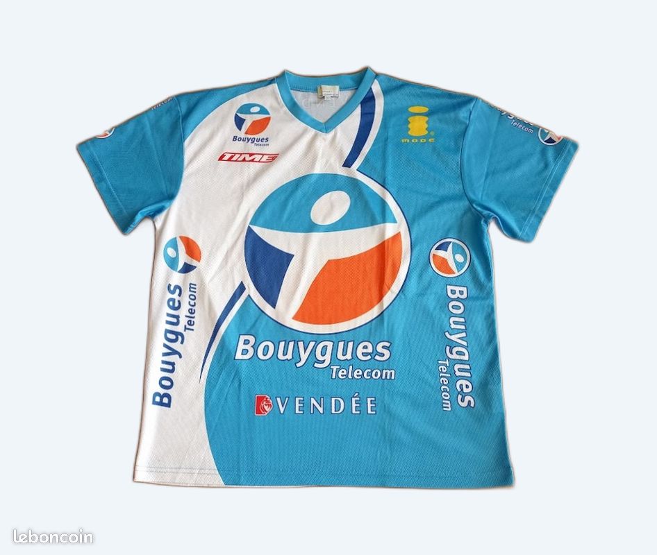 Maillot Olympique Marseille Adidas Maison Bouygues OM vintage Homme - 4 x 5 / L