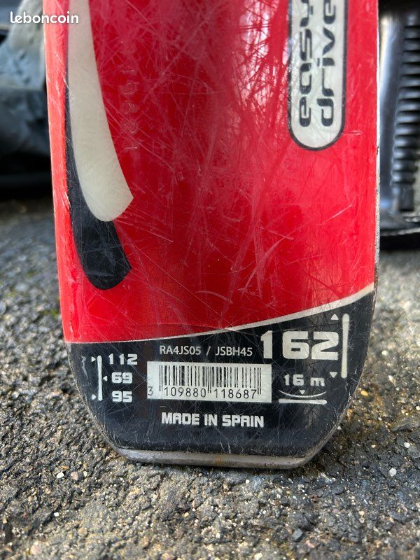 Ski rossignol rouge adulte (image 6)