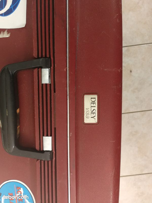 Valise à roulettes vintage delsey (image 1)