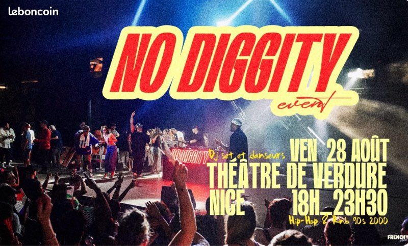 4 Billets pour la soirée no diggity à Nice (image 1)