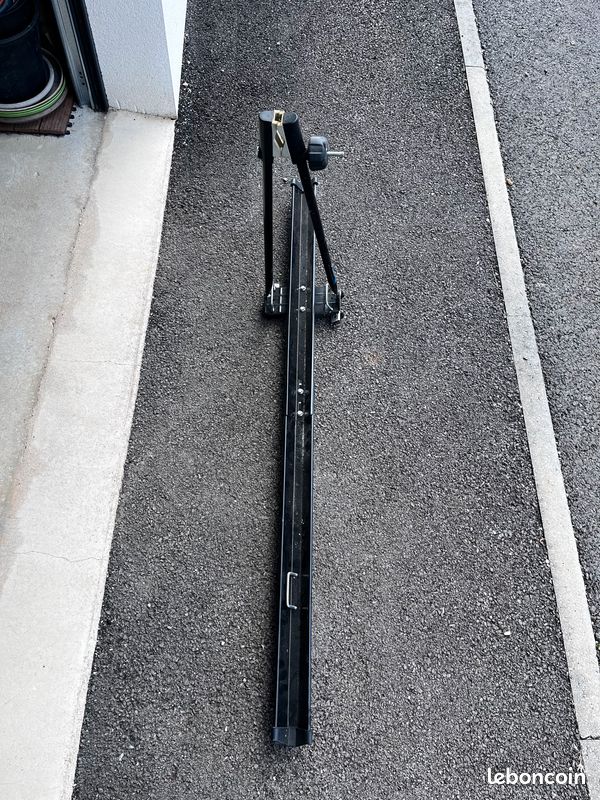 Peruzzo Porte-vélos De Toit Type Napoli En Acier Noir - Pour 1 Vélo - Stable Et Verrouillable