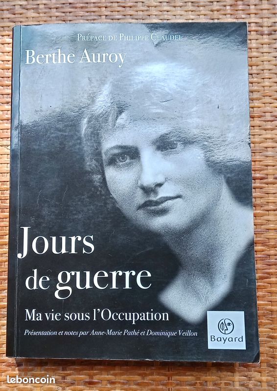 Berthe Auroy Journal de Guerre occupation (image 1)