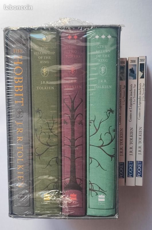 📚 Tolkien – Coffret collector VO 2013 neuf scellé + Contes & Légendes inachevées (FR, comme neufs) (image 1)