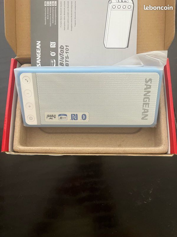 Enceinte Bluetooth Sangean - Blutab BTS-101, couleur bleu (image 3)