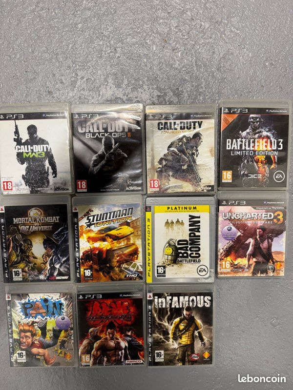 Lot De Jeux PlayStation 3 (PS3) - Occasion - En Très Bon État
