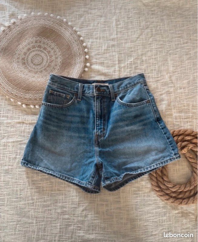 Short en jean Levis 501 femme 36-38 français (image 3)