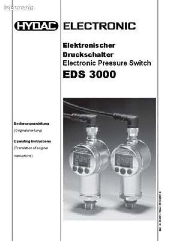 HYDAC EDS 3446 3 0040 000 Pressure Switch New✦Kd
