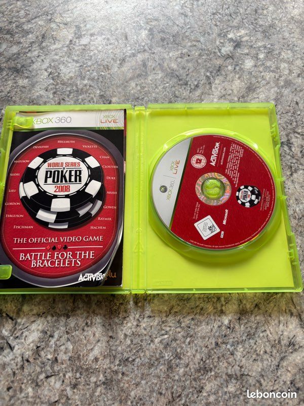 Jeu World Series Of Poker 2008 Sur PS2 – Complet CIB PAL FR (Floto Games/Sony)