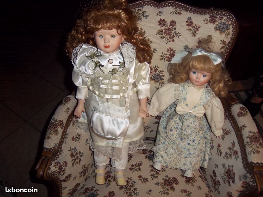 Lot De 2 Poupées Anciennes - Années 30 - Occasion