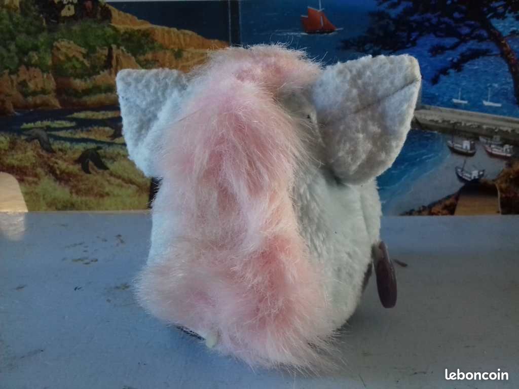 Furby Tiger Bébé Bleue pâle Blanc rose Yeux gris (image 3)