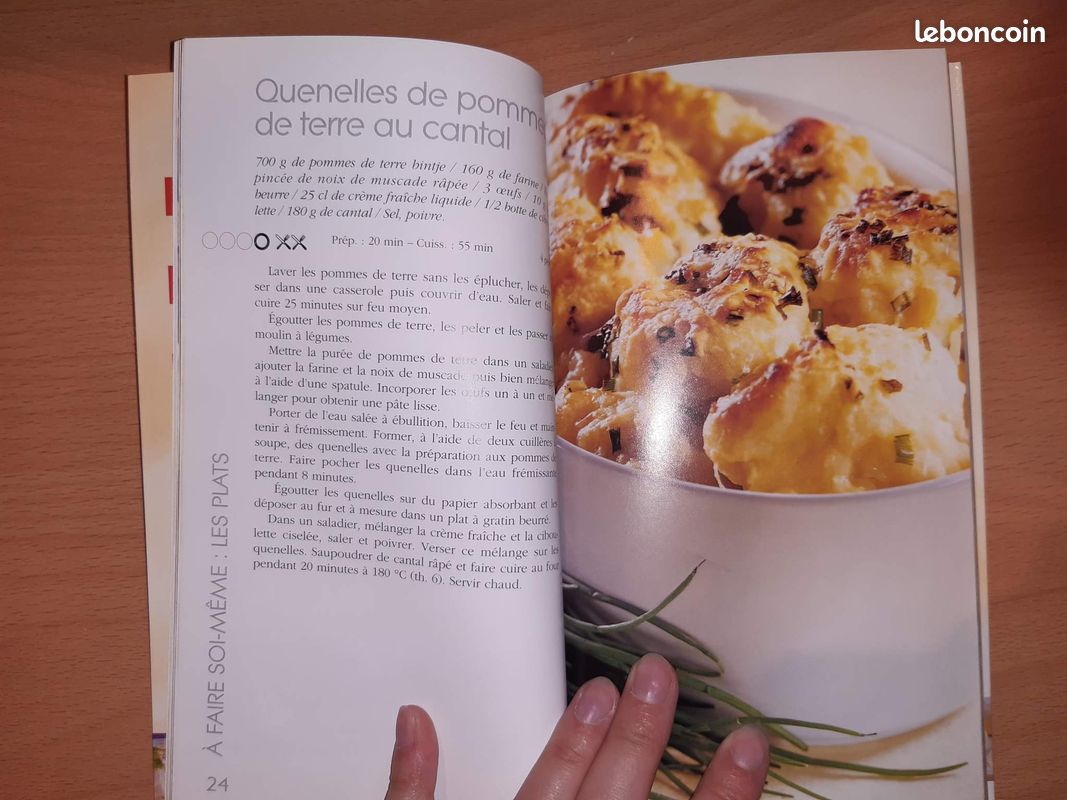 Livre de cuisine recettes de quenelles gourmandes (image 1)