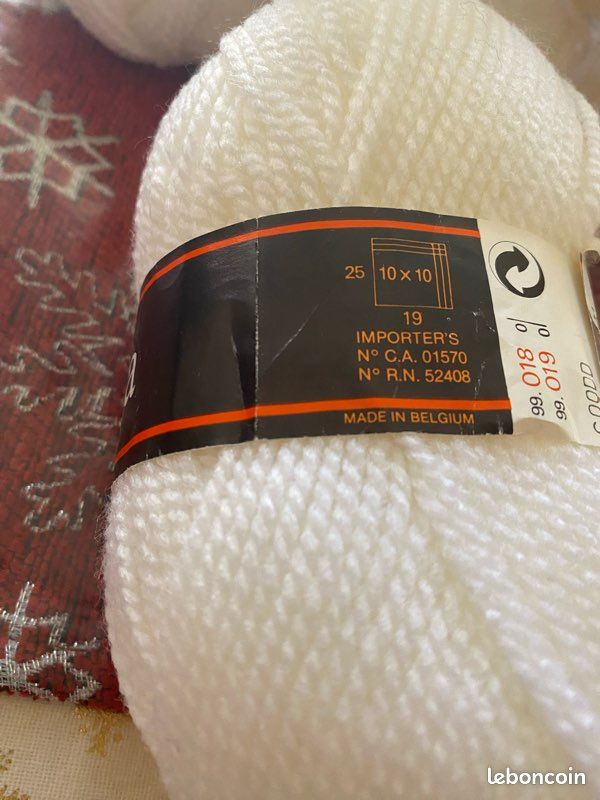 Lot De 500g De Pelotes De Laine Démarquées (environ 10 Pelotes) - Fabriqué En France - Aiguilles 4 Et +