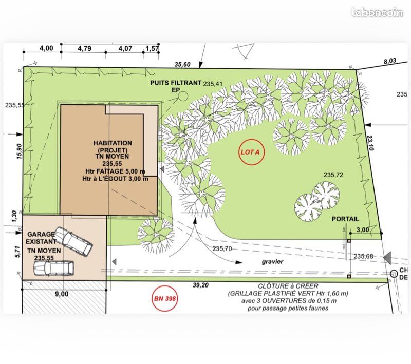 Terrain. Viabiliser. 955 m2 · à Bourg-en-Bresse · 110 000 €