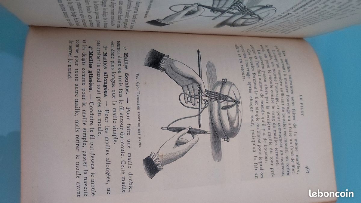 Livre ancien, encyclopédie des ouvrages de dames (image 4)