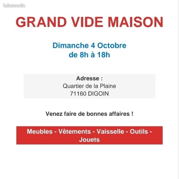 Vide maison (image 1)