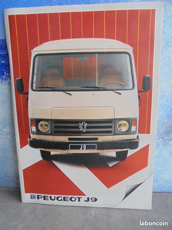 Catalogue brochure de vente peugeot J 9 , 1983 (image 1)