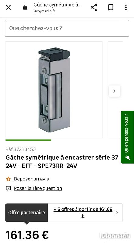 Gâche électrique Assa Abloy (image 2)
