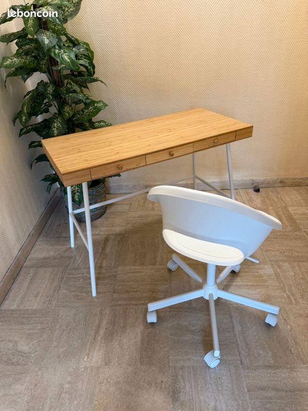 Bureau + chaise Ikea (image 2)