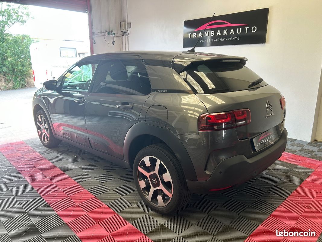 CITROEN C4 CACTUS BlueHDi 100 cv Shine - Caméra de recul / Carplay/Android auto - Garantie (image 3)