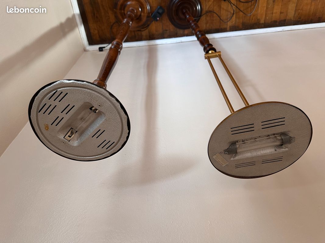 2 Lampadaires en bois salon (image 5)