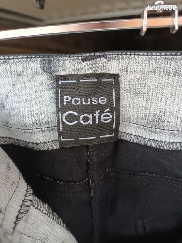 Pantalon femme pause café (image 3)