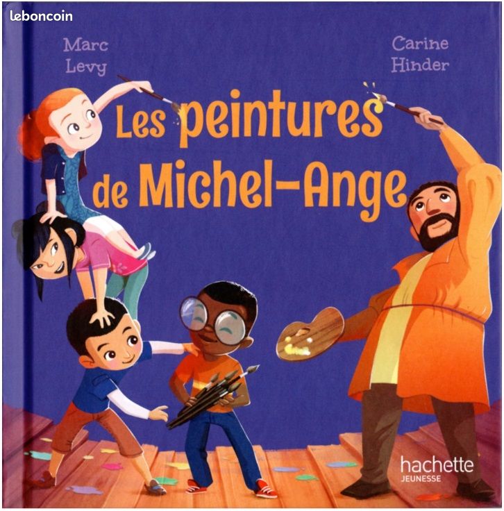 Livre "Les peintures de Michel-Ange" Marc Levy et Carine Hinder (image 1)