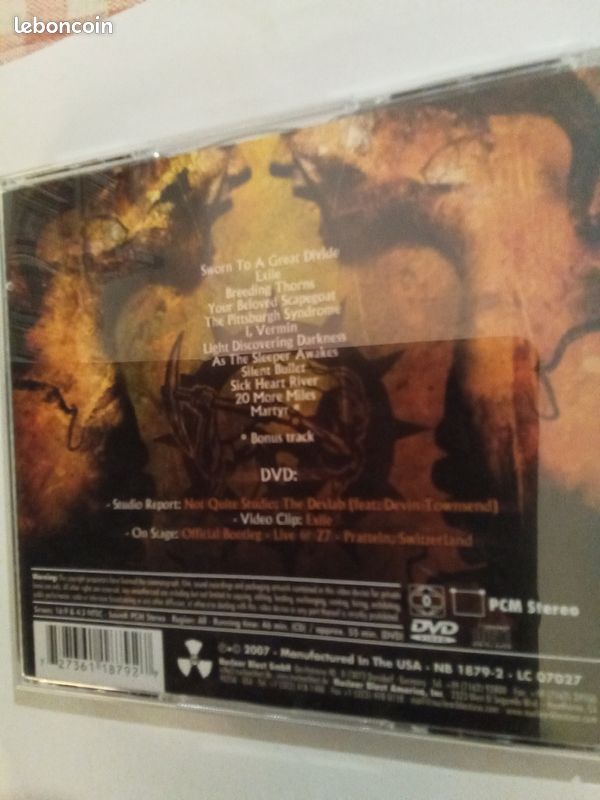 Soilwork : sworn to a great divide, 2007, DVD et CD (image 2)