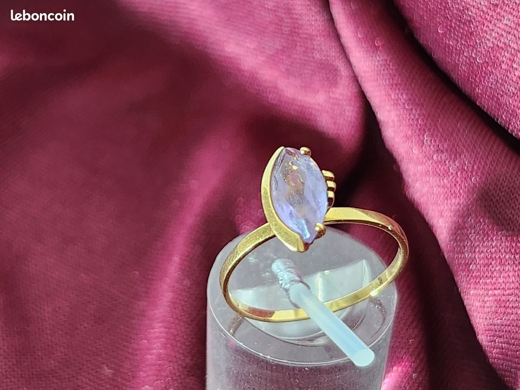 Bague améthyste et or jaune (image 7)