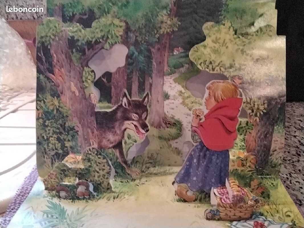 Livre en 3 D, le petit chaperon rouge, neuf (image 4)
