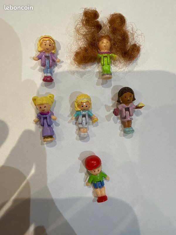 Figurine Polly Pocket Vintage – Poupée Et Habits – Occasion