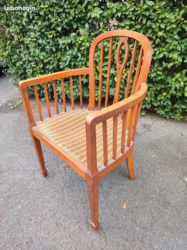 Fauteuil ancien 1930 art deco (image 5)