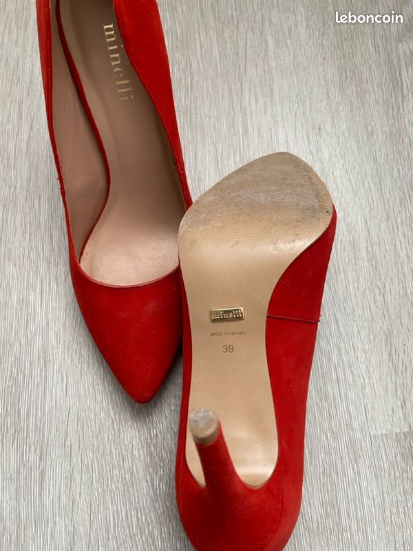 Escarpins Karolina Escarpin Rouge Minelli Minelli Store Minelli