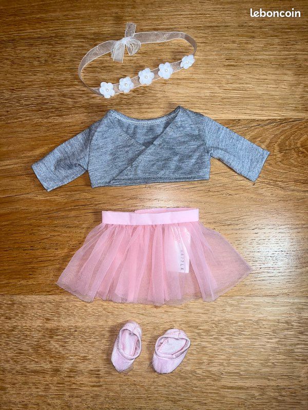 36 cm Ma Corolle tenue de danse avec tutu chaussons cache cœur et bandeau fleuri (image 3)