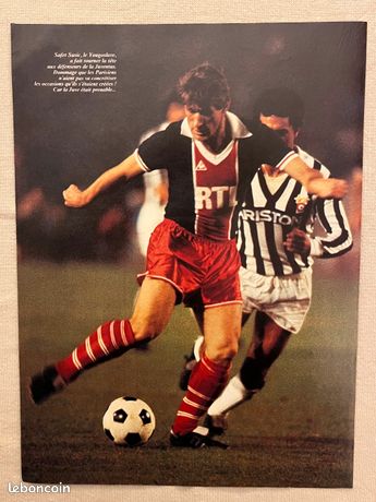 SAFET SUSIC PARIS Psg 1986 Rookie Card Fiche Mondial Collection Football EUR 14,99 - FR