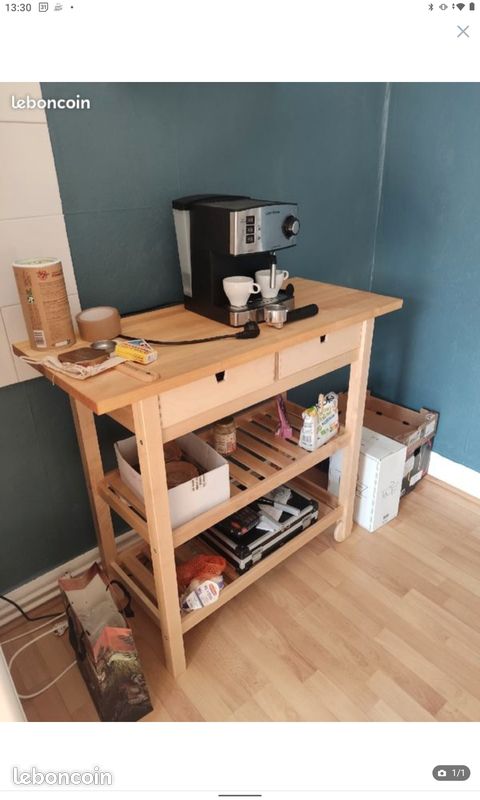 FÖRHÖJA Desserte, bouleau - IKEA (image 3)