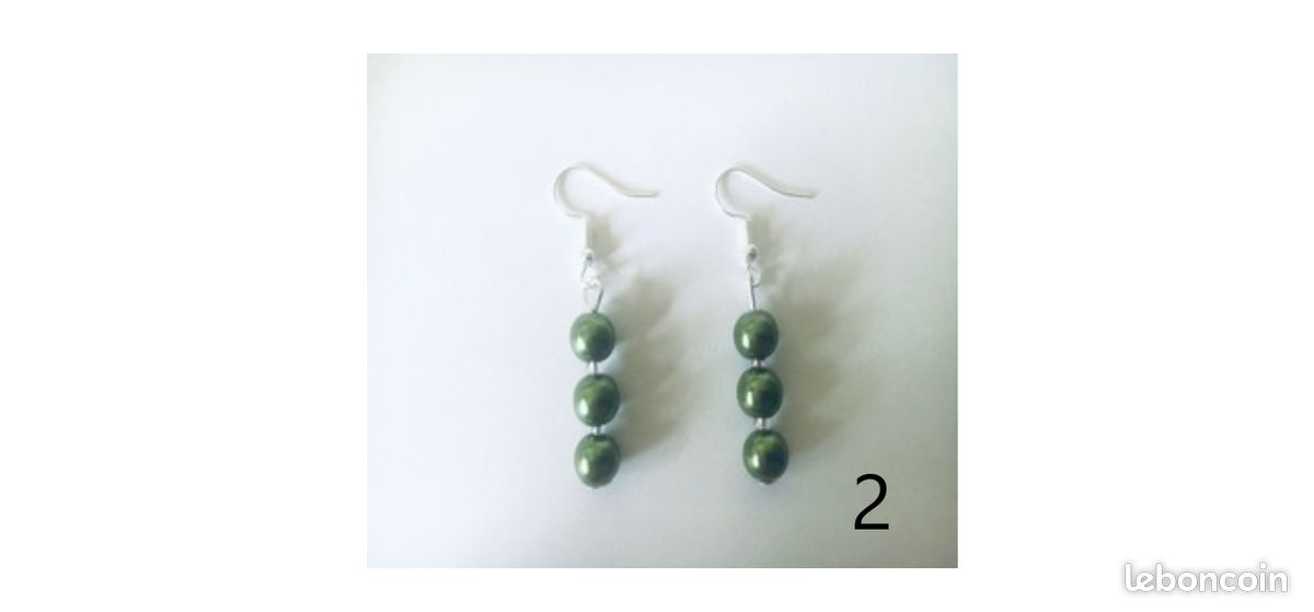 Paire Boucle d’Oreille Femme fabrication Artisanale Cadeau Bijoux (image 3)
