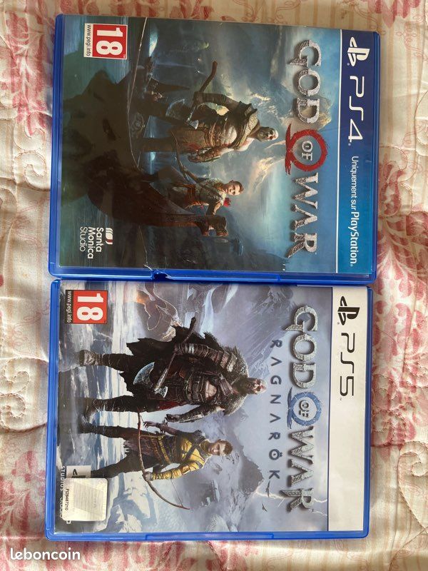 Lot de 2 jeux : god of war ps4 + god of war ragnarok ps5 (image 1)