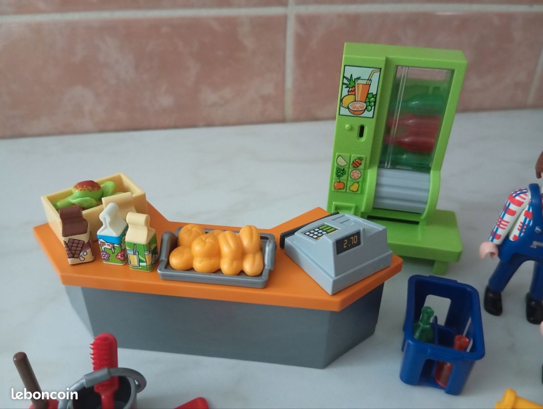Tiroir De Caisse PLAYMOBIL 30267410 - Pour Boutique D'Entretien 4327 - Occasion Bon État