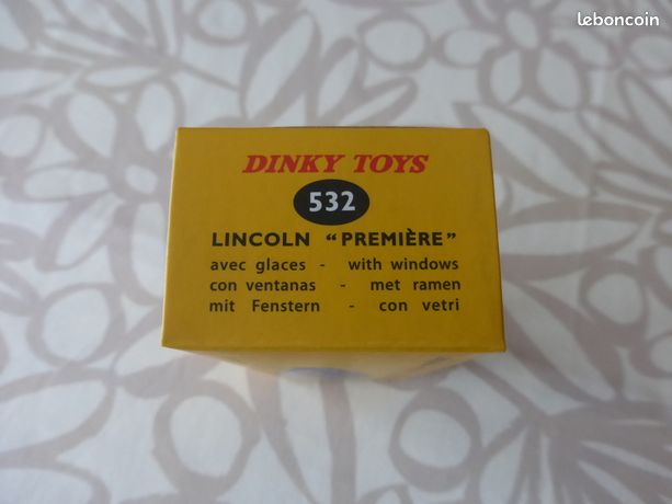 Dinky Toys Atlas Lincoln Première Bleu Toit Gris - Série Noël 2012 - Réf. 532