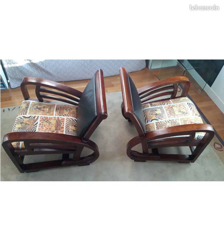 2 Fauteuils Charleston Maisons du Monde (image 3)