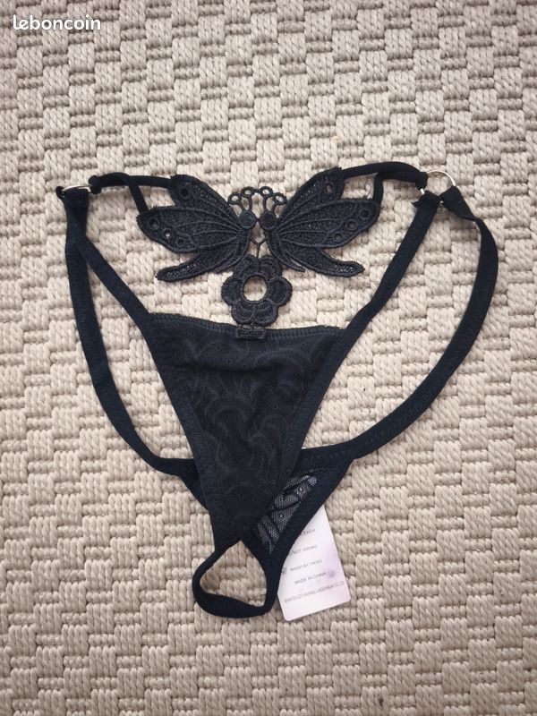 Lot de 5 String magnifique brodés taille S Neuf (image 8)