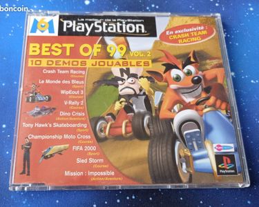 Demo PS1 M6 Best Of 99 Vol. 2 / PlayStation 1 / Crash Team Racing - Dino Crisis