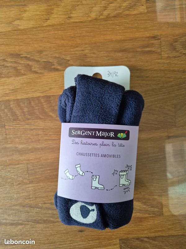Chaussettes amovibles Sergent Major taille 31/32 (image 1)
