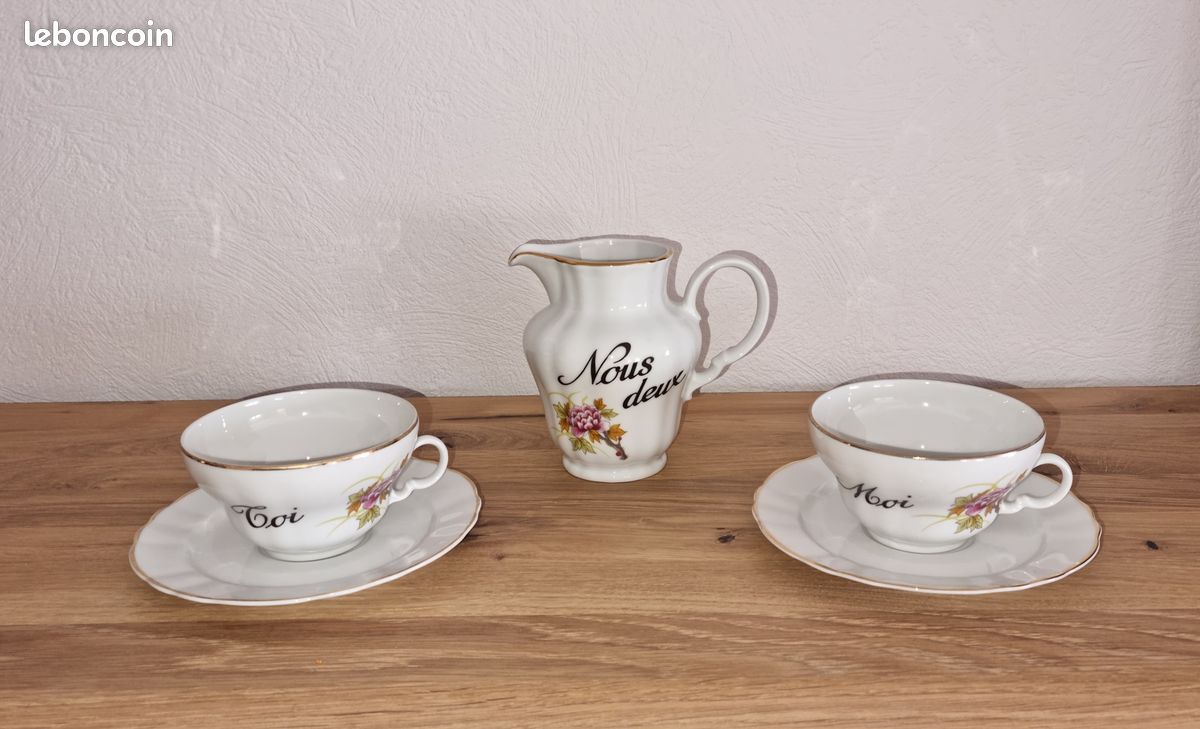 Service à café ou thé tête à tête (image 1)