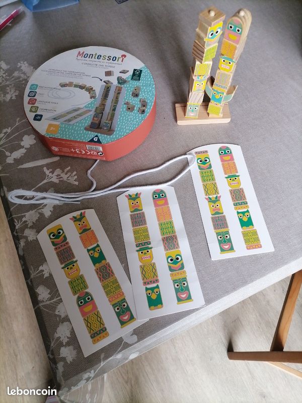 Totem à compléter Montessori (image 1)