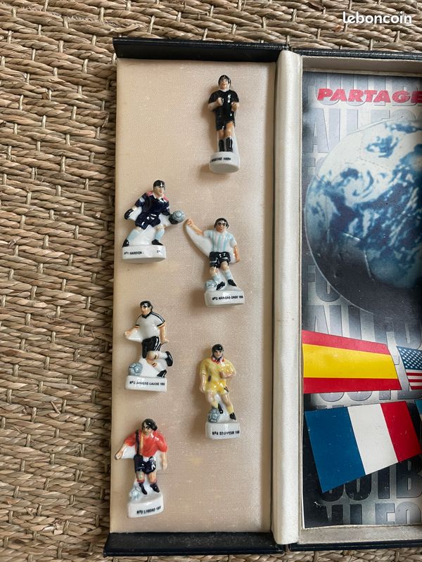 Collection De Fèves Coupe Du Monde 1998 – Football Français – Lot Vintage