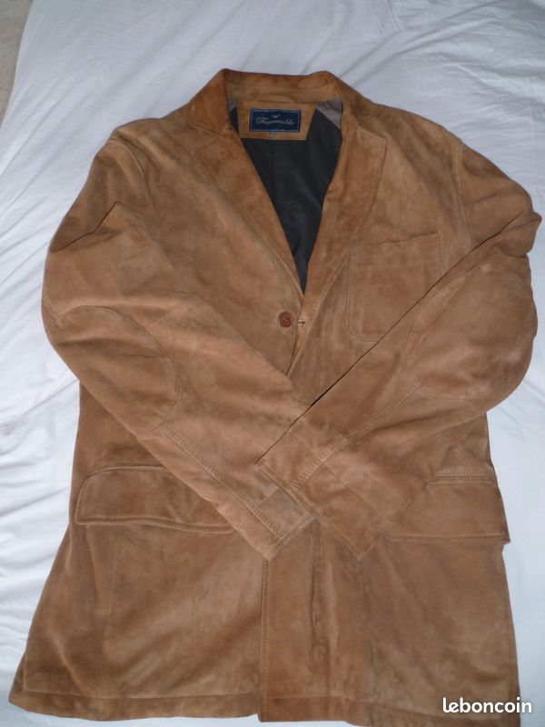 Veste Faconnable cuir (image 1)