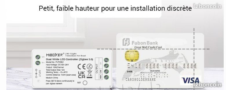 NEUF : Interrupteur Wifi ZIGBEE 3.0 LED Monocouleur 12A (image 6)