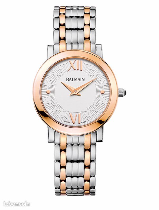Montre Balmain Elegance Chic Argenté et rose Gold Montres Bijoux